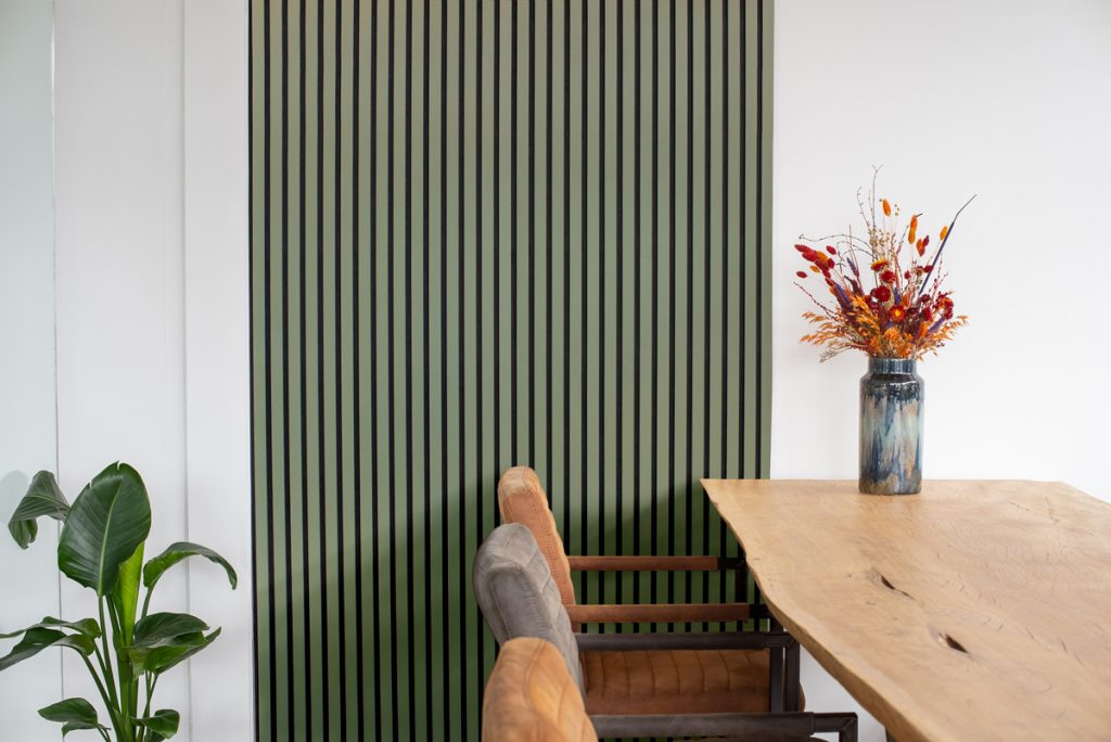 Floer-Akupanel-Wandpaneel-Lino-Olijfgroen-Sfeer