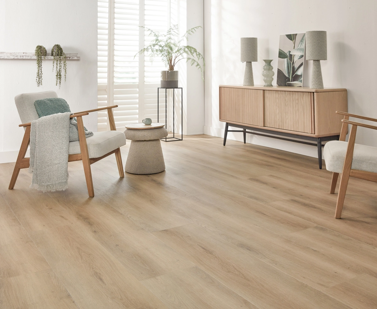 Floer Landhuis Click Vinyl vloer Landelijke Eik woonkamer