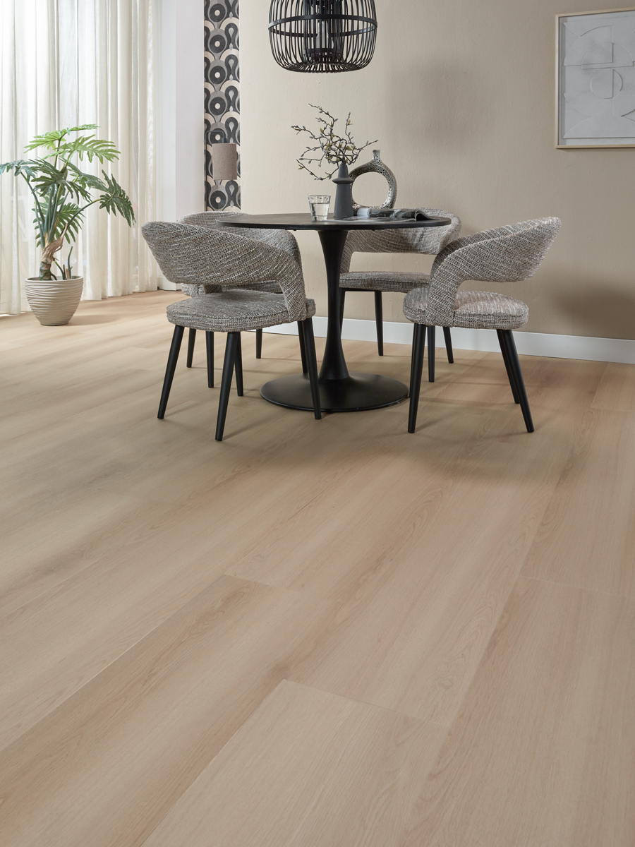 Floer Landhuis Click Vinyl vloer Lichtbruine Eik woonkamer