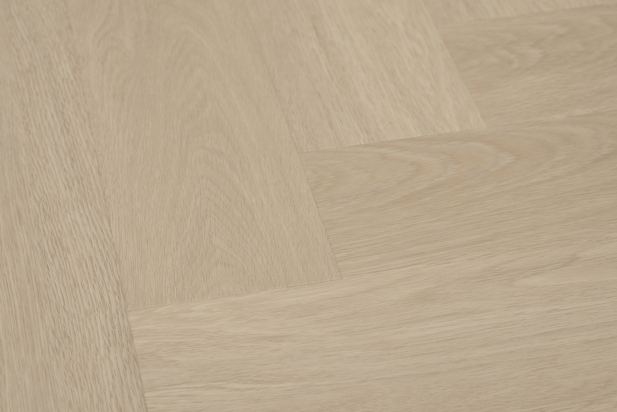 Floer Visgraat Click Vinyl vloer Beige Eiken