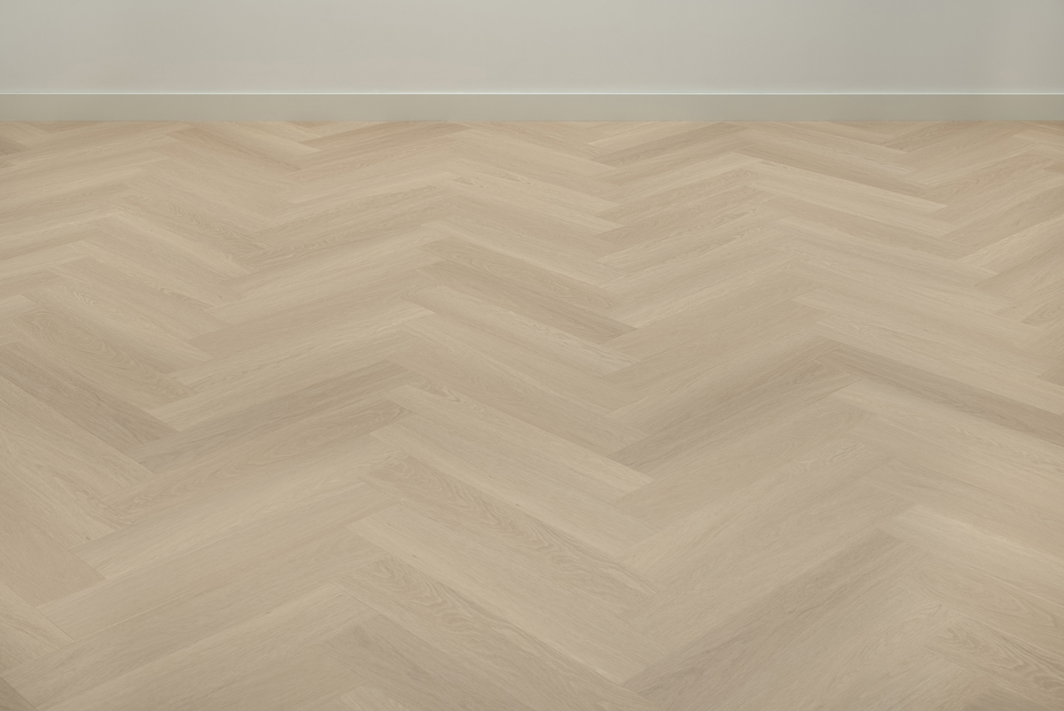 Floer Visgraat Click Vinyl vloer Beige Eiken