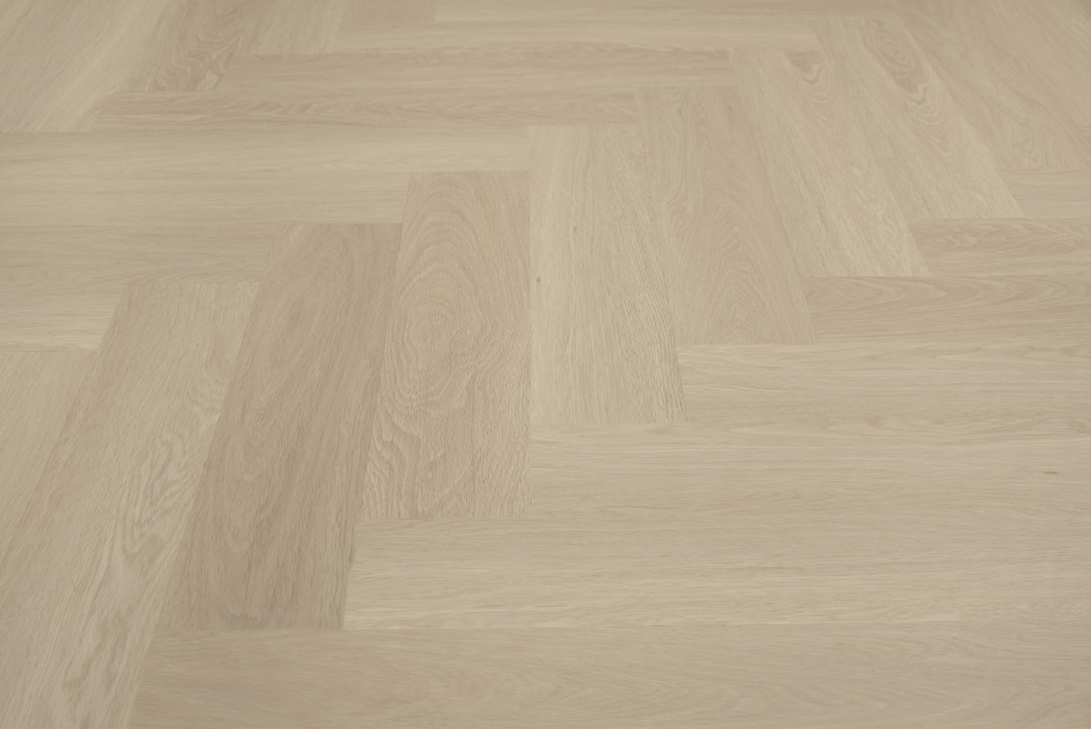 Floer Visgraat Click Vinyl vloer Beige Eiken