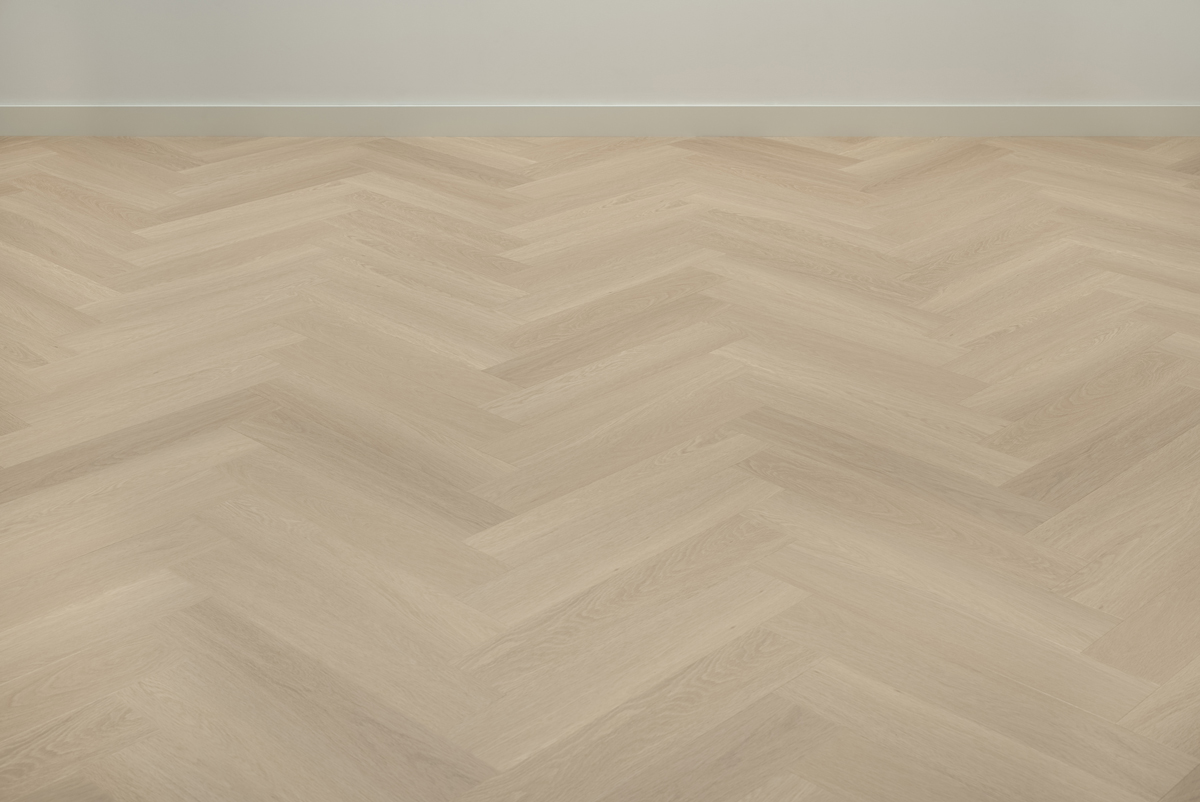 Floer Visgraat Vinyl vloer Beige Eiken