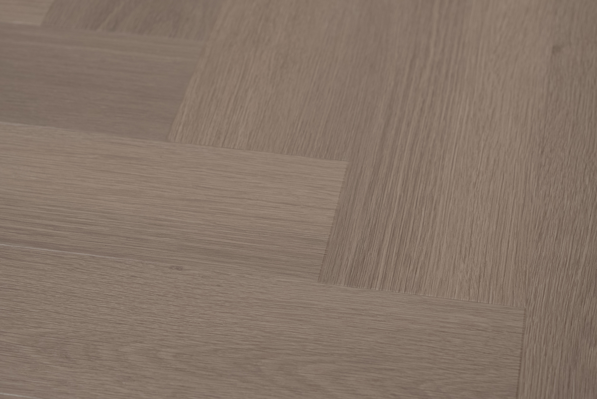 Floer Visgraat Vinyl vloer Greige Eiken