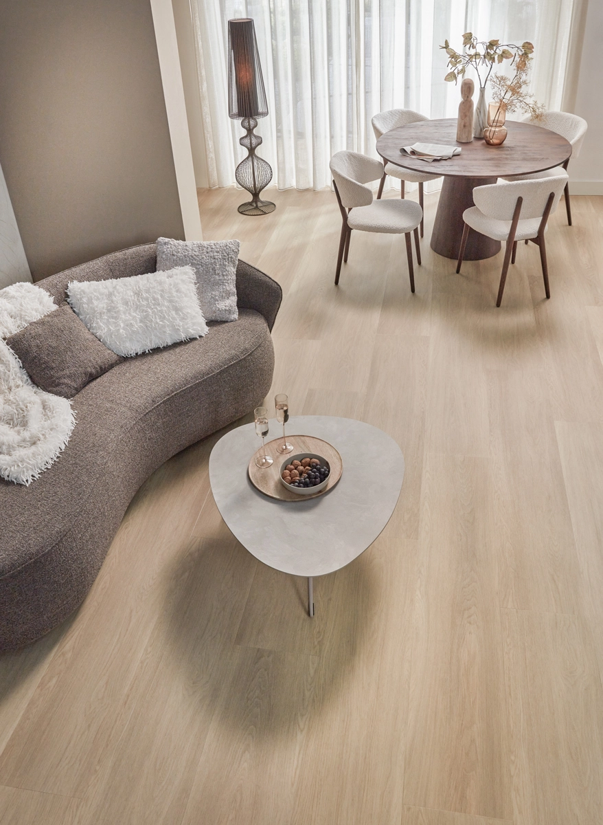 Floer Landhuis Vinyl Natuur Eik woonkamer