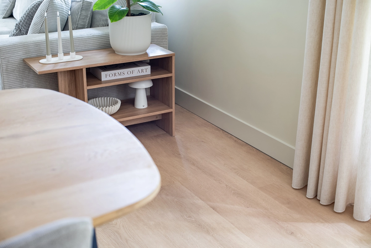 Floer Landhuis Vinyl Witte Eik woonkamer