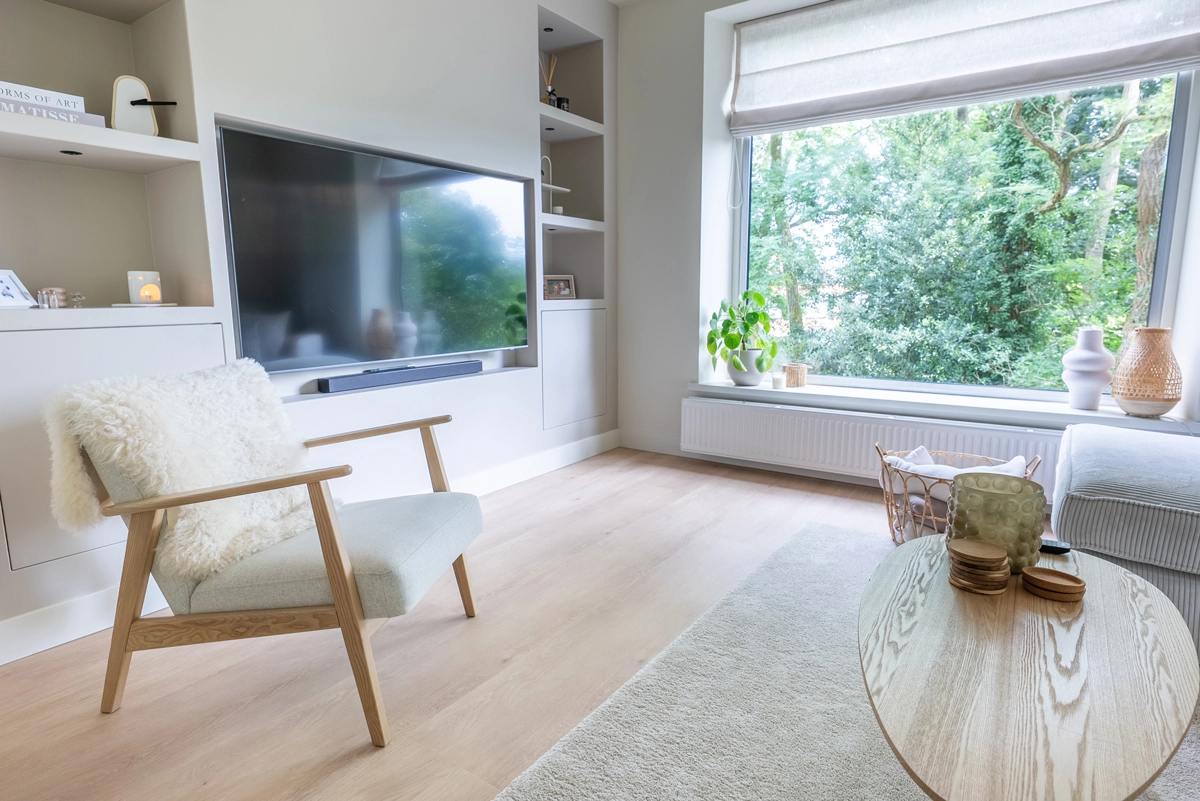 Floer Landhuis Vinyl Witte Eik woonkamer