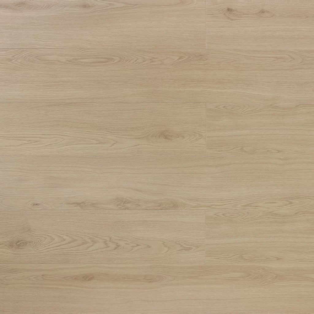 Floer Hybride Laminaat Visgraat Cannes Cremewit Eiken topdown